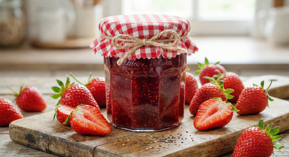 Mermelada de Fresa y Chía 300g