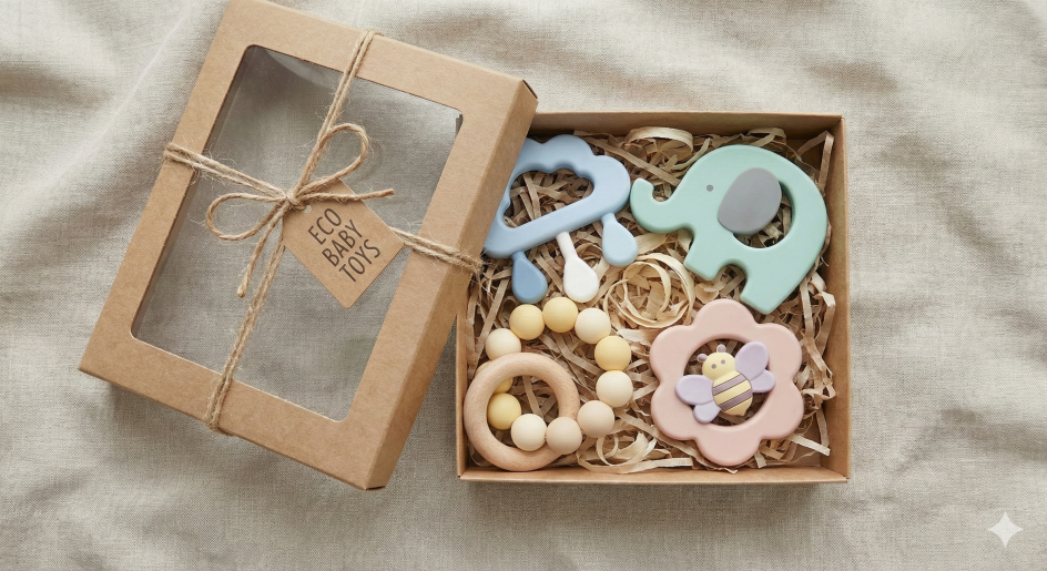 Set de Sonajeros para Bebé (4 pzas)