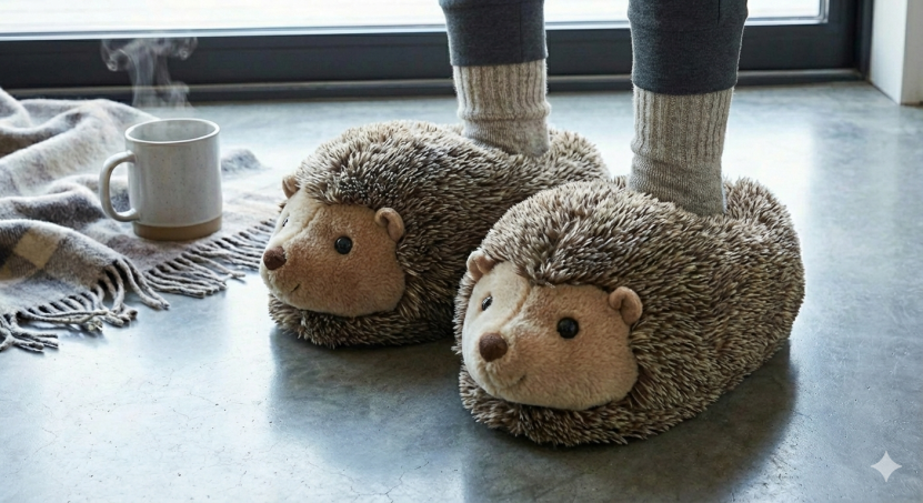 Zapatos acolchonados de animales