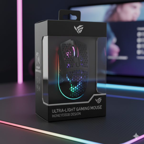 Mouse Gamer Ultraligero 16000 DPI